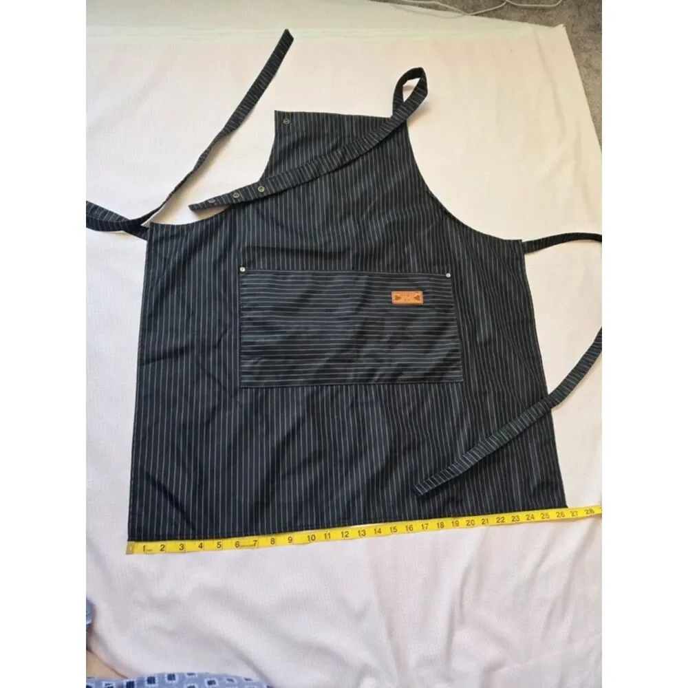 2 Pack Unisex Kitchen Aprons Adjustable Neck Strap Cooking Baking Chef Bib